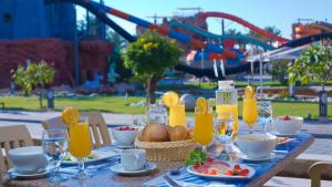 Pickalbatros Aqua Blu Sharm El Sheikh提供给客人的早餐选择