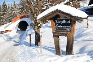 Berggasthof Zieplhof v zime