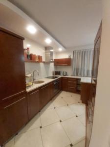 Kuchyňa alebo kuchynka v ubytovaní APARTAMENT LUCYNA