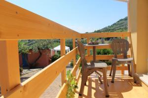 A balcony or terrace at Villa Lucia B&B