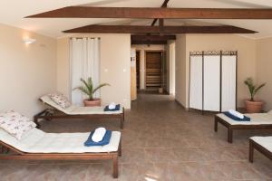 Khu vực ghế ngồi tại Hotel Marolt Dependance