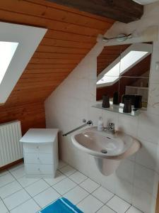 Koupelna v ubytování Ferienwohnung Dommes