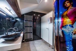Koupelna v ubytování Hotel Bitoraj Fužine + 37 fotografií