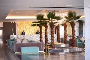 A seating area at Marina Sharm Hotel