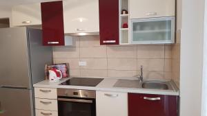 Küche/Küchenzeile in der Unterkunft Ruzica Apartments