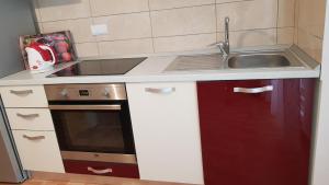 Küche/Küchenzeile in der Unterkunft Ruzica Apartments