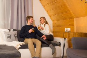 Hostia v ubytovaní Apartament Góralska Ostoja prywatne wejście widok na Tatry