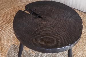 a brown hat sitting on top of a stool at CASA DA ILHA - Slow Living Residence & Suites in Ponta Delgada