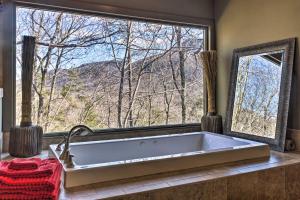 山景或在度假屋看到的山景