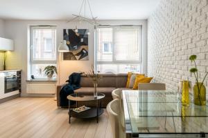 Istumisnurk majutusasutuses apartamenty-wroc Golden House