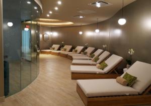Ein Sitzbereich in der Unterkunft Hard Rock Hotel & Casino Atlantic City