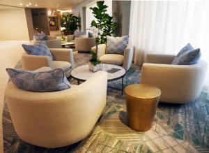 Ein Sitzbereich in der Unterkunft Hard Rock Hotel & Casino Atlantic City