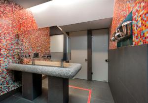 Dapur atau dapur kecil di Hotel Nefeli