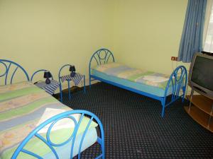 Postel nebo postele na pokoji v ubytování Penzion Paradise
