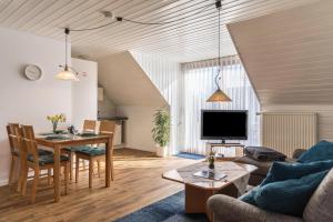 Ruang duduk di 2 Zimmer Ferienwohnung Baur Nr 1