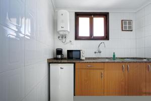 A kitchen or kitchenette at Apartamentos Strelitzias
