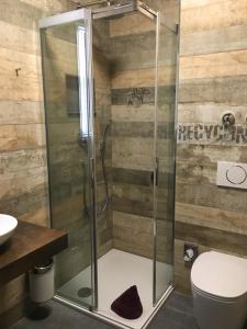 Koupelna v ubytování Hotel Fohlenhof