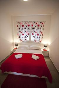 Posteľ alebo postele v izbe v ubytovaní House Duce (850)