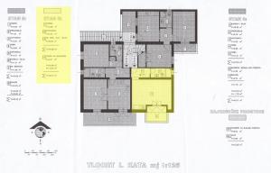 Plán poschodí v ubytovaní Studio apartment in Bol with sea view, balcony, air conditioning, Wi-Fi (3417-3)