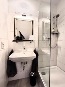 Ванна кімната в Das Stader Loft mit Sonnenbalkon