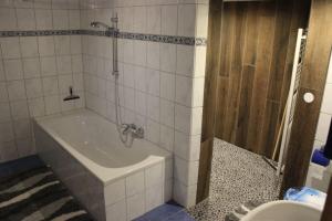 Koupelna v ubytování Ferienwohnung Brustmann