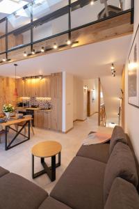 Istumisnurk majutusasutuses Apartament Pod Stokiem E2 z garażem i dwoma łazienkami - Dream Apart
