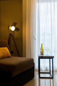 Voodi või voodid majutusasutuse Kraal Hotel Vlore toas