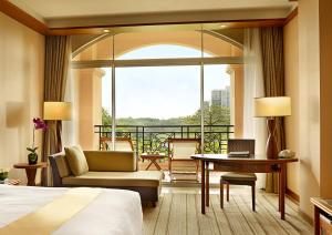 Balkón nebo terasa v ubytování Hillview Golf Resort Dongguan