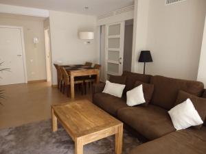 Posezení v ubytování Apartment in Pego near Montgó Nature Reserve