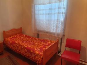 Ένα ή περισσότερα κρεβάτια σε δωμάτιο στο Firuza Hostel