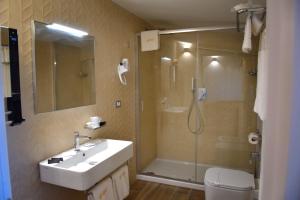 Koupelna v ubytování B&B GDA
