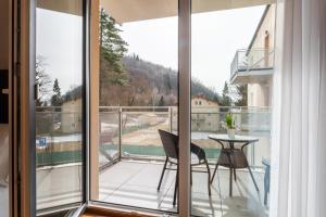 Výhľad na hory alebo výhľad na hory priamo z apartmánového hotela