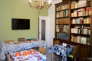 Knižnica v ubytovaní bed & breakfast