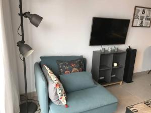 TV a/nebo společenská místnost v ubytování Nerja · Nerja · Beautiful seaview apartment Nerja