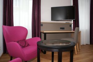 TV a/nebo společenská místnost v ubytování Hotel Mühlviertler Hof