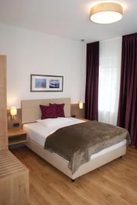 Postel nebo postele na pokoji v ubytování Hotel Mühlviertler Hof