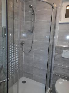 Kúpeľňa v ubytovaní Apartment Moravský Kras
