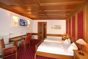 Posteľ alebo postele v izbe v ubytovaní Hotel Lukashansl