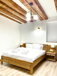 Кровать или кровати в номере CERO Brasov