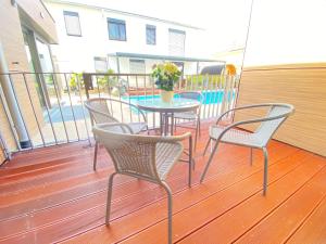 Uma varanda ou terraço em AVALON ideal gelegen zwischen Europapark und Rulantica