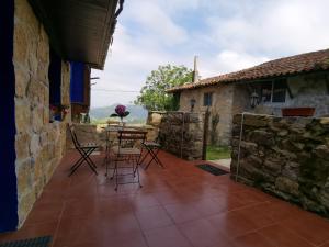 En balkon eller terrasse på La Casina del Trasgu