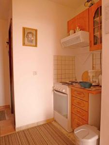 Kuchyňa alebo kuchynka v ubytovaní Apartments in Omisalj/Insel Krk 13342