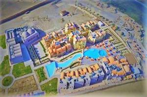 Rohanou Beach Resort tesisinin kuş bakışı görünümü