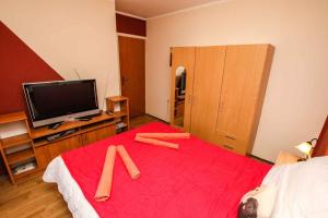 Postel nebo postele na pokoji v ubytování Apartment in Porec - Istrien 33166
