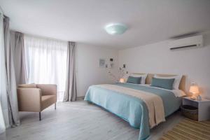 Posteľ alebo postele v izbe v ubytovaní Holiday home in Oprtalj - Istrien 37043