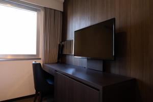 TV a/nebo společenská místnost v ubytování Hotel Shuranza Chiba