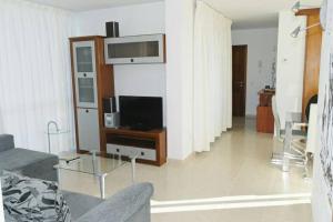 Televízia a/alebo spoločenská miestnosť v ubytovaní APTO. CERCA PLAYA- WIFI&A.C.