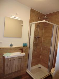 Koupelna v ubytování Apartment in Abstatt mit 5min zur A81