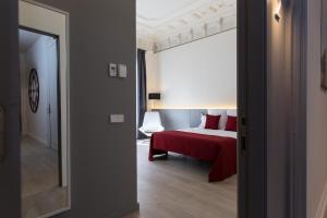 Postel nebo postele na pokoji v ubytování Izaila Plaza Catalunya
