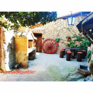 Vonkajšia záhrada v ubytovaní Tu Casa de Pueblo